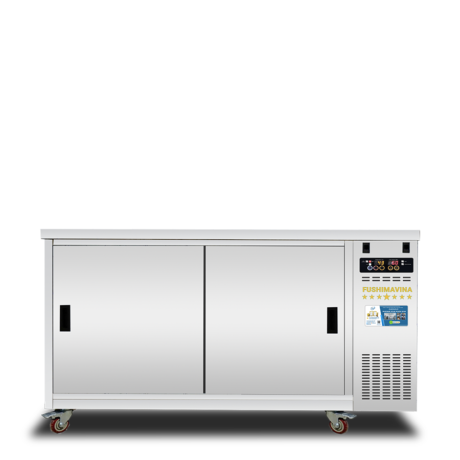 Tủ Sấy Bát Nằm Inox 304 2 Lớp Quạt Gió