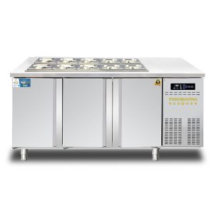 Bàn Salad 1m8 Cánh Inox