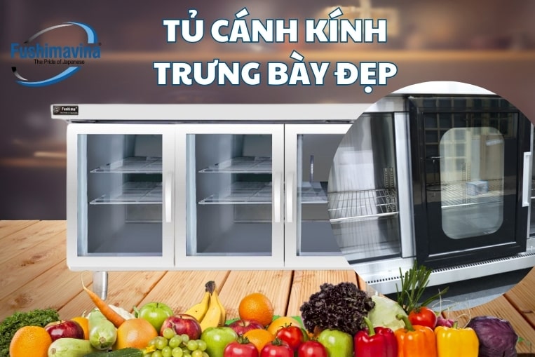 tủ cánh kính trưng bày đẹp mắt
