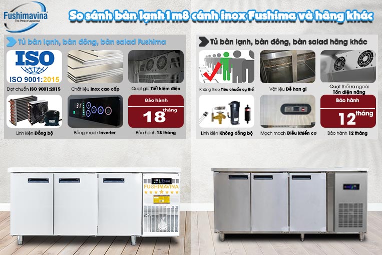 bàn đông mát 1m8 Fushima hội tụ nhiều ưu điểm vượt trội