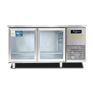 Bàn Lạnh 2 Cánh Kính 1m2 Quạt Gió