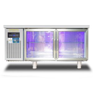 Bàn Mát 2 Cánh Kính 1m2 Lạnh Trực Tiếp