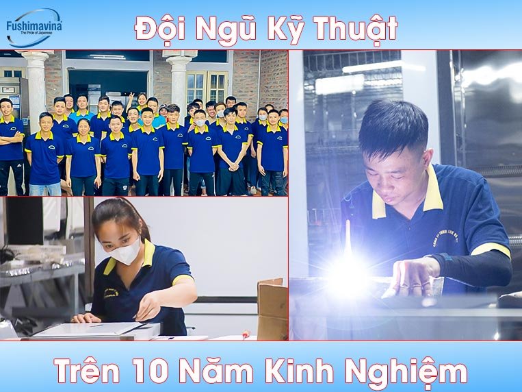 Đội ngũ kỹ thuật viên giàu kinh nghiệm