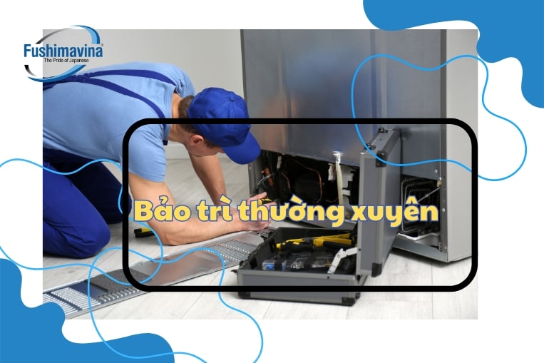 bảo dưỡng tủ mát định kỳ tránh bị đóng tuyết