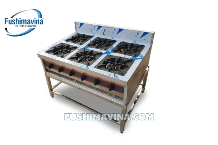 bếp 6 họng chân cao Fushima