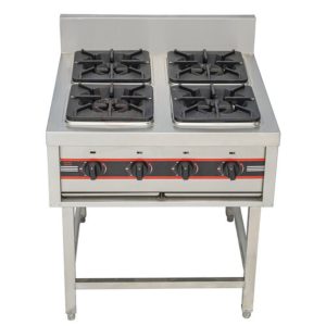 Bếp âu 4 họng chân cao