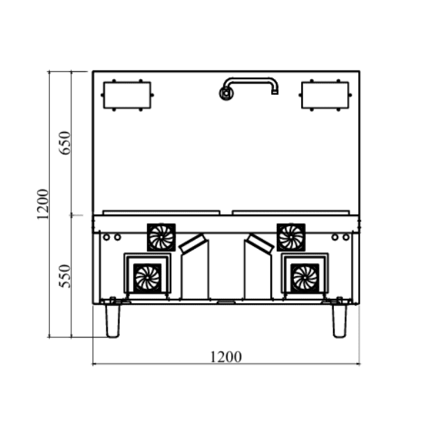 Bếp Từ Công Nghiệp Đôi 15KWx2 Mặt Phẳng - Ảnh 7