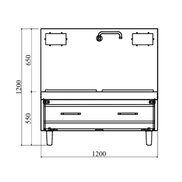 Bếp Từ Công Nghiệp Đôi 15KWx2 Mặt Phẳng - Ảnh 8