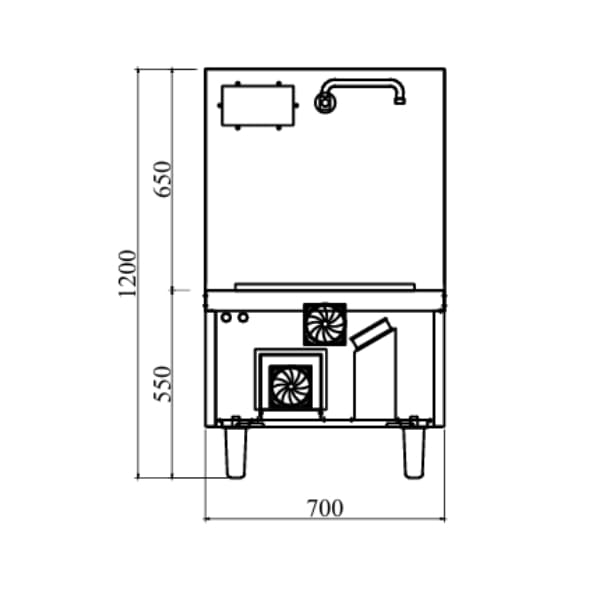 Bếp Từ Công Nghiệp Đơn 12KW Mặt Phẳng - Ảnh 9