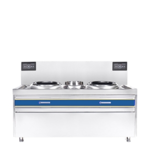 Bếp Từ Công Nghiệp Đôi 12KWx2 Mặt Lõm