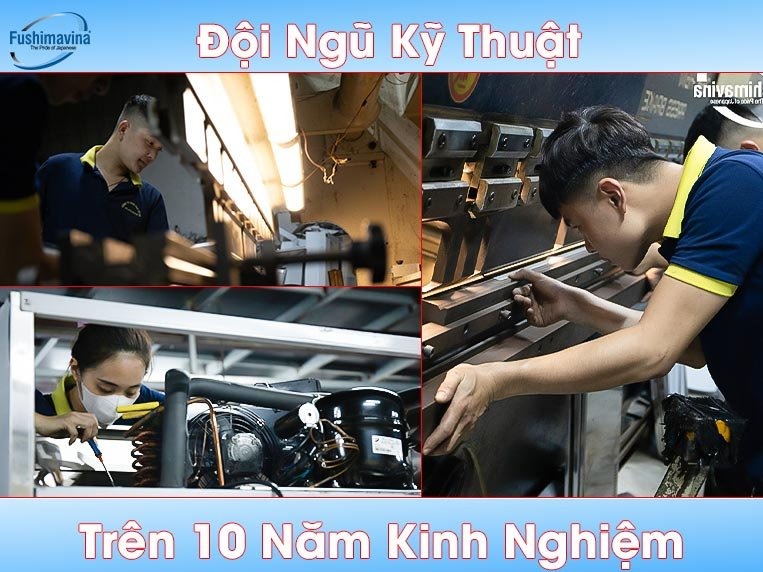 Đội ngũ chuyên gia tay nghề cao sẵn sàng hỗ trợ khách hàng