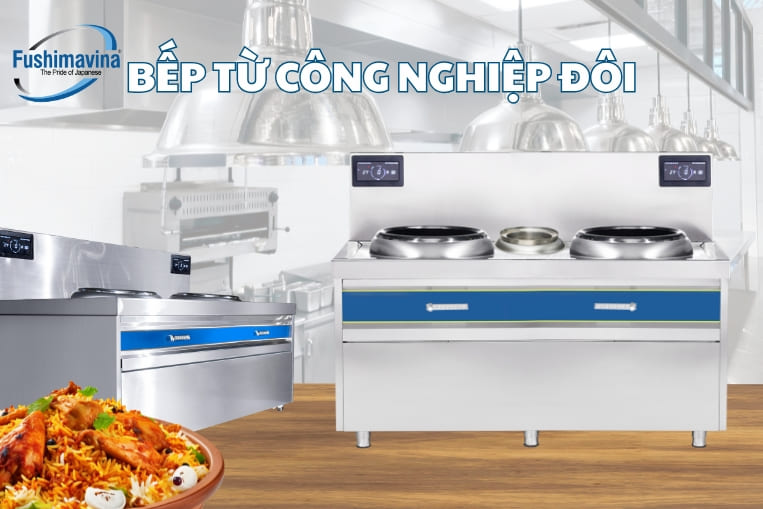 bếp từ công nghiệp đôi Fushma chất lượng