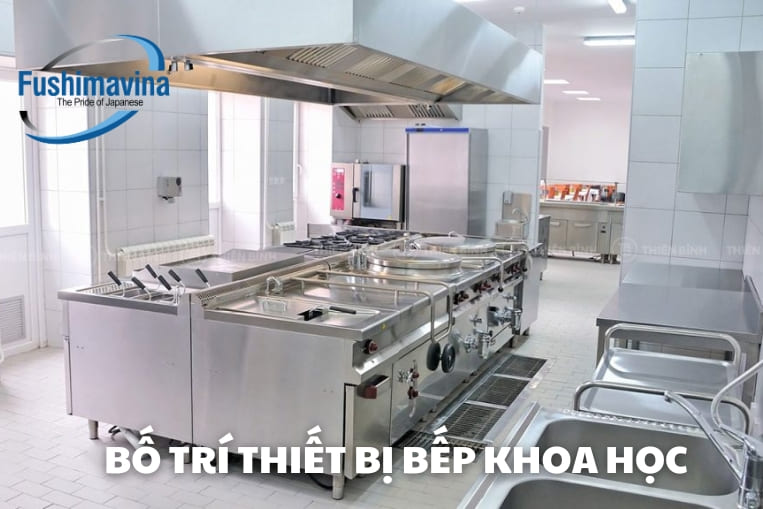 bố trí bếp khoa học tối ưu thời gian