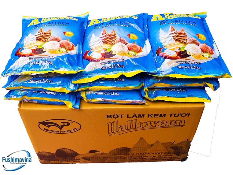 bột làm kem tươi Halloween được làm từ sữa bột, đường