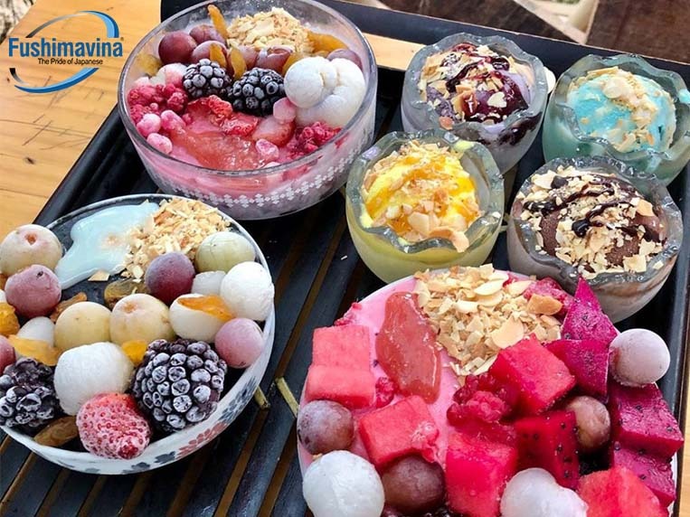 cách làm kem tươi hoa quả bằng túi zip