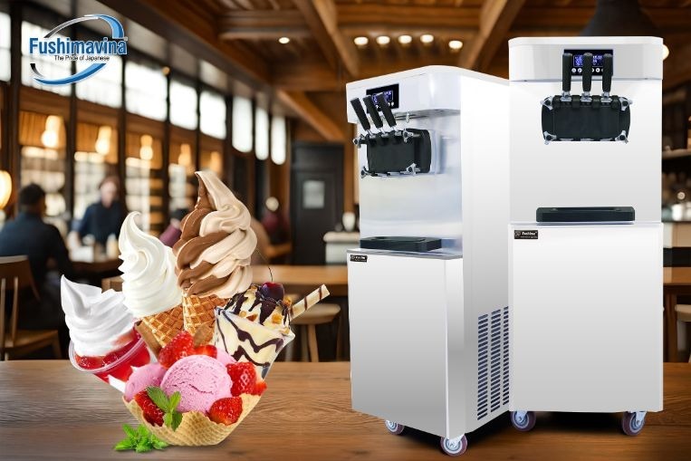 đầu tư một chiếc máy làm kem tươi giúp bạn chuyên nghiệp hóa mô hình kinh doanh