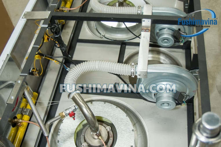 cấu tạo bếp 2 họng