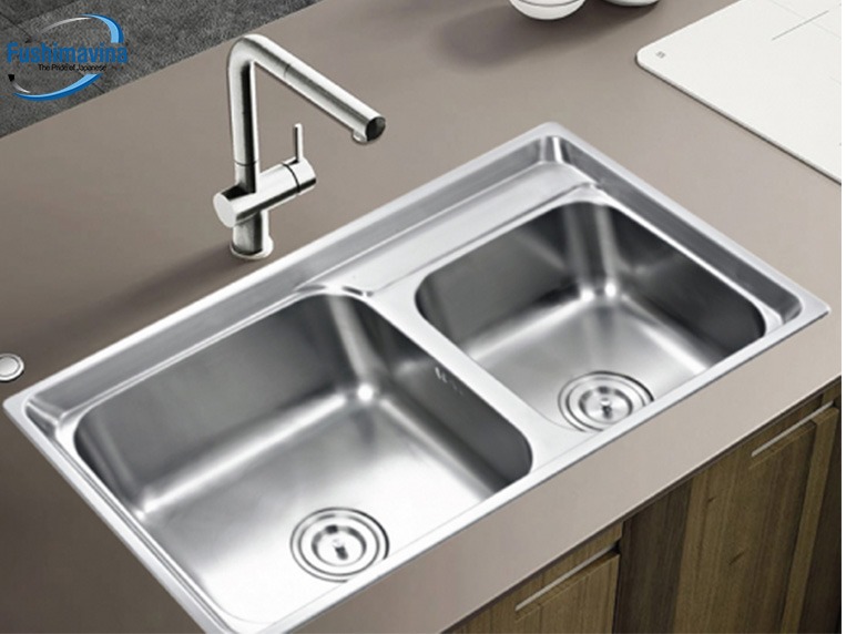 chậu rửa bằng inox có độ bền cao chống han gỉ