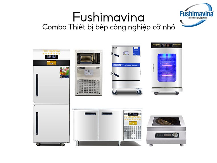 combo thiết bị bếp công nghiệp cỡ nhỏ