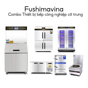 Combo thiết bị bếp công nghiệp cỡ trung