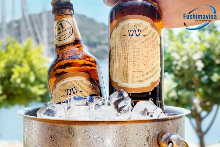 đá sạch đảm bảo vệ sinh bia hơi