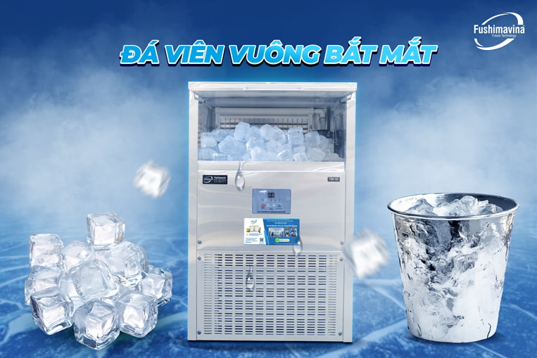 Tại sao mô hình quầy bar, chuỗi F&B nên đầu tư máy làm đá viên vuông?