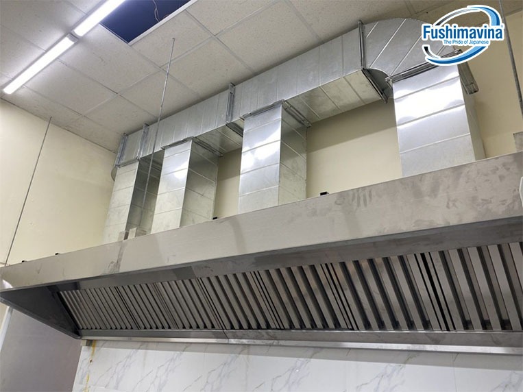 hệ thống hút khói có kích thước lớn