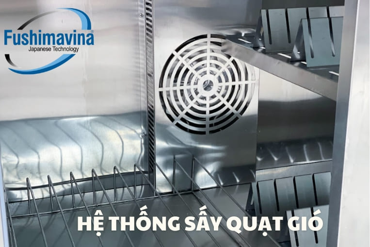 hệ thống quạt gió sấy khô nhanh chóng