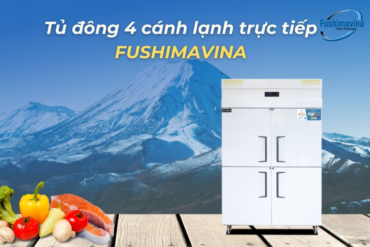 tủ đông 4 cánh lạnh trực tiếp