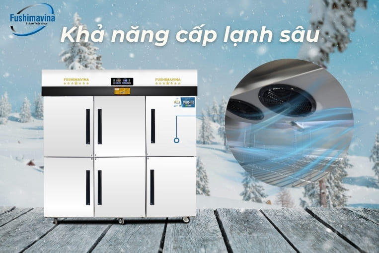 tủ đông công nghiệp có khả năng làm lạnh sâu