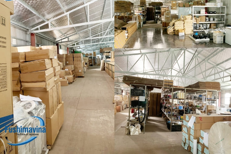 kho hàng linh kiện rộng lớn