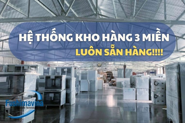 hệ thống kho hàng rộng lớn