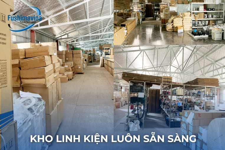 hệ thống kho linh kiện luôn sẵn hàng