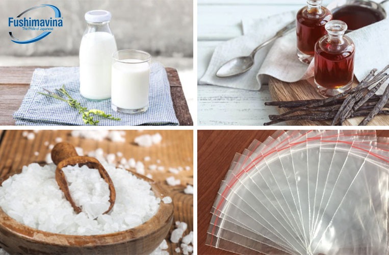 cách làm kem đơn giản không cần máy với túi Zip