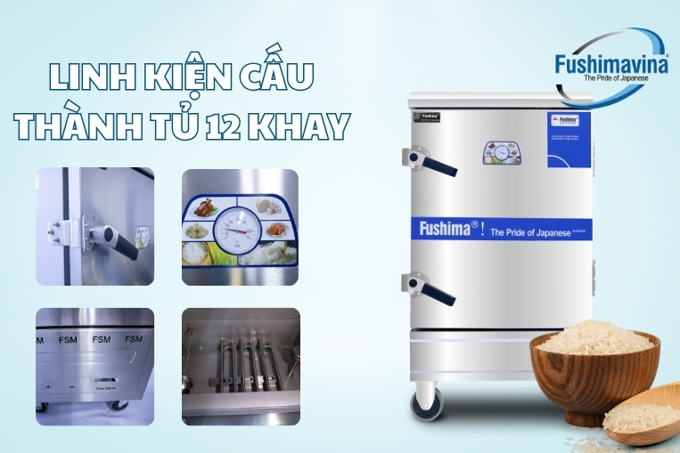Linh kiện tủ 12 khay