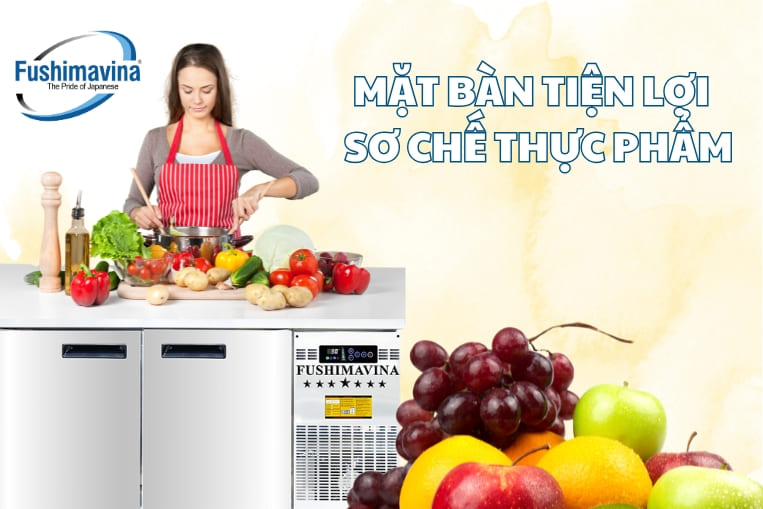 ứng dụng sơ chế mặt bàn