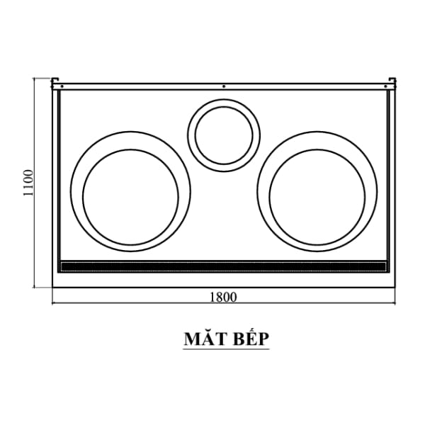 Bếp Từ Công Nghiệp Đôi 15KW Mặt Lõm Phi 600 - Ảnh 2
