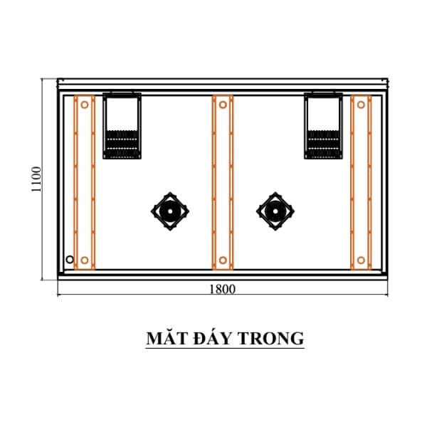 Bếp Từ Công Nghiệp Đôi 15KW Mặt Lõm Phi 600 - Ảnh 3