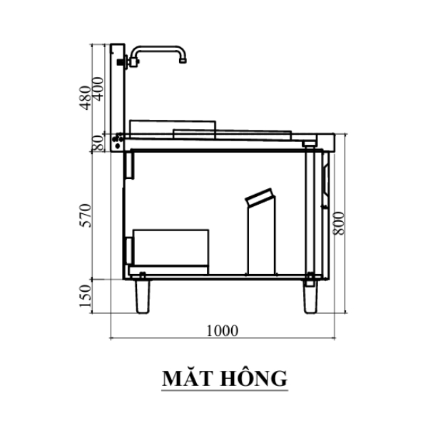 Bếp Từ Công Nghiệp Đôi 15KW Mặt Lõm - Ảnh 7