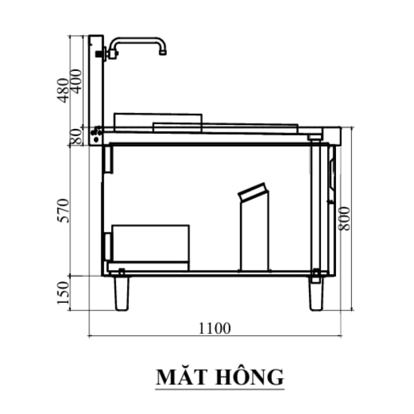 Bếp Từ Đôi Công Nghiệp 8KWx2 Mặt Lõm Phi 600 - Ảnh 5