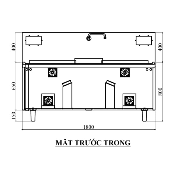 Bếp Từ Công Nghiệp Đôi 15KW Mặt Lõm Phi 600 - Ảnh 7