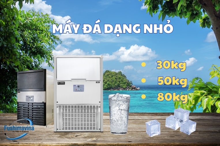 máy đá nhỏ đa dạng kiểu cách