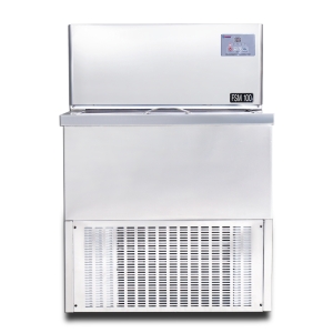 Máy làm đá viên 100kg Fushimavina dạng bàn