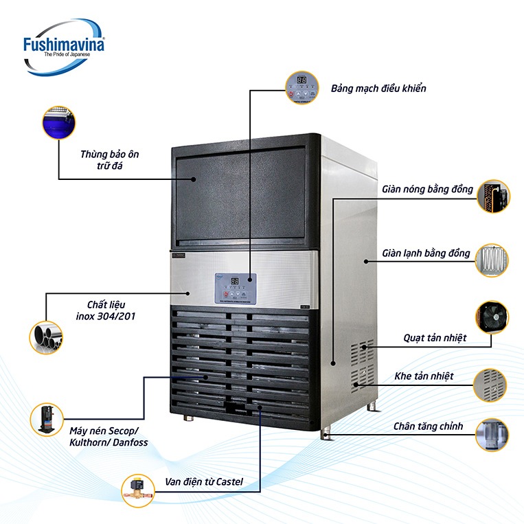 Linh kiện toàn bộ là hàng nhập khẩu chính hãng