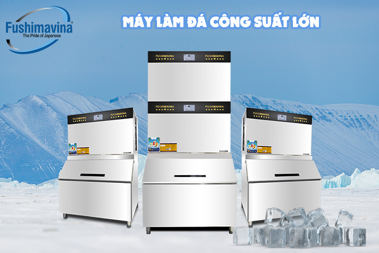 máy làm đá viên công suất lớn