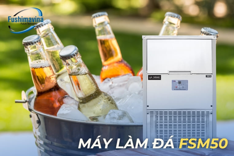 máy làm đá uống bia 50kg