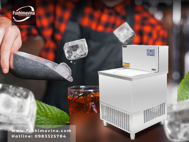 máy làm đá siêu tốc cung cấp đá một cách linh hoạt