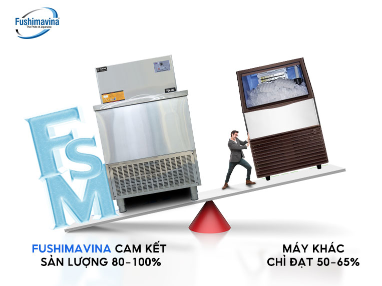 Sản lượng đá luôn đạt từ 80% đến 100%