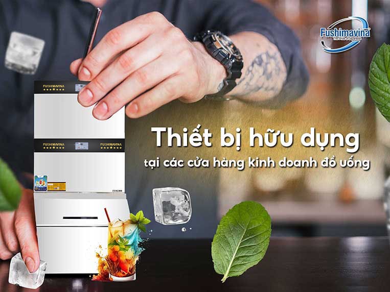  Những mô hình kinh doanh phù hợp sử dụng máy làm nước đá 2 tấn Fushima