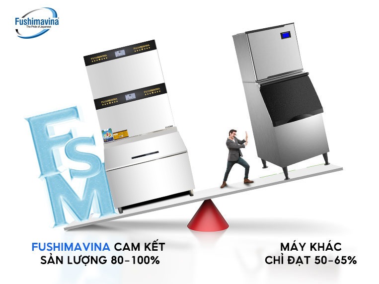  Bảng so sánh đặc điểm của máy làm nước đá 2 tấn